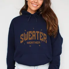 Simply Sage Market レディース トップス Tシャツ プリント セーター ニット パーカー グラフィック Simply Sage Market Sweater Weather Knit Print Womens Graphic Hoodie T