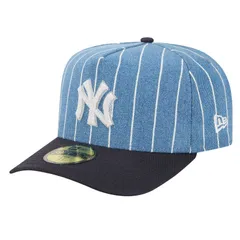 ニューエラ メンズ アクセサリー 帽子 Mens New Era BlueNavy New York Yankees Parallel AFrame 59FIFTY Fitted Hat Ynk Blue ブルー