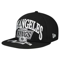 ニューエラ メンズ アクセサリー 帽子 ヴィンテージ Mens New Era Black Los Angeles Kings Oversized Vintage Arch 59Fifty Fitted Hat Kgs Black ブラック