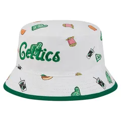 ニューエラ メンズ アクセサリー 帽子 Mens New Era White Boston Celtics Team Cheereversible Bucket Hat Cel White ホワイト