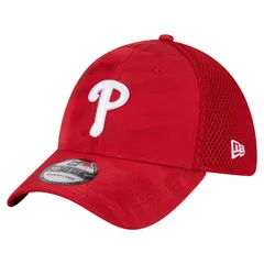ニューエラ メンズ アクセサリー 帽子 Mens New Era Red Philadelphia Philliesubtle Camo 39THIRTY Flex Hat Phl Red レッド