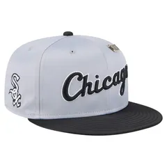 ニューエラ メンズ アクセサリー 帽子 サテン Mens New Era GrayBlack Chicago White Sox Satin 59FIFTY Fitted Hat Sox Grey グレー