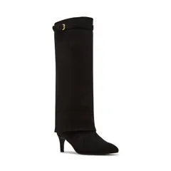 マッデンガール レディース シューズ ブーツ・レインブーツ madden girl Sheri Womens KneeHigh Boots Black ブラック