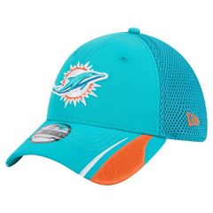 뉴엘라 남성 액세서리 모자 Mens New Eraqua Miami Dolphins Game Day Linear 39THIRTY Flex Hat Dol Turq A 아쿠아