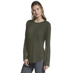 スケッチャーズ レディース トップス Tシャツ Womenskechers GoDri Swift Long Sleeve Tunic Top Deep Depthsのサムネイル