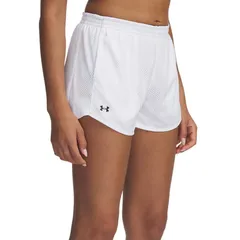アンダーアーマー レディース ボトムス ハーフパンツ・ショーツ メッシュ ショートパンツ Womens Under Armour Tech Play Up Meshorts White ホワイト