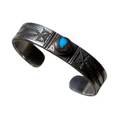 アクセサリー Edison Sandy Smith* Turquoise Bangle Navajo Edison Sandy Smith silver bisbee turquoise bangle - メルカリ