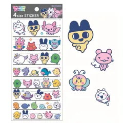 No-006-A  4サイズステッカー　たまごっち　カミオジャパン