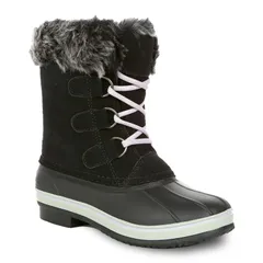 ノースサイド レディース シューズ ブーツ・レインブーツ Northside Katie Girls Waterproof Snow Boots Black Lilac ブラック