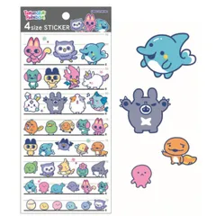 No-006-B  4サイズステッカー　たまごっち　カミオジャパン