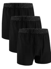 アンダーアーマー メンズ アンダーウェア ボクサーパンツ メッシュ Mens Under Armour 3Pack Performance Tech Mesh Boxer Briefs Black ブのサムネイル
