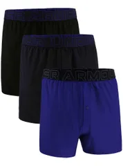アンダーアーマー メンズ アンダーウェア ボクサーパンツ メッシュ Mens Under Armour 3Pack Performance Tech Mesh Boxer Briefs Royalのサムネイル
