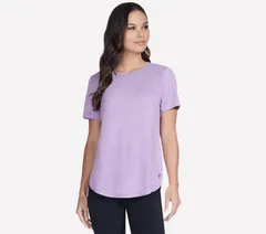 スケッチャーズ レディース トップス Tシャツ Womenskecherswift Stripe Tunic Tee Simply Violet バイオレットのサムネイル