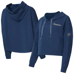 アンブランデッド レディース トップス Tシャツ パーカー Unbranded Womens Conceptsport Navy Philadelphia Union Elevation TriBlend Long Sleeve Pullover Hoodie