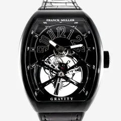 【FRANCKMULLER】フランクミュラー ヴァンガード グラビティ トゥールビヨン V45TGRAVITYSCTTNRBRTT ブラック 中古のサムネイル