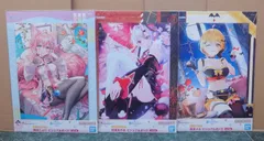 ビジュアルボード　百鬼あやめ 博衣こより 夜空メル 「一番くじ ホロライブ vol.3」 キャラクターグッズ 特大サイズ