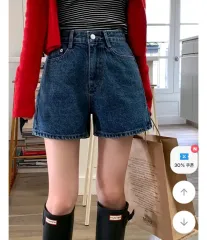 ヴィンテージインディゴデニムハーフパンツ (未使用新品)