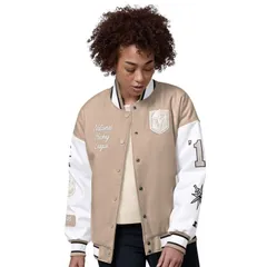 スターター レディース アウター ジャケット・ブルゾン Womenstarter Natural Vegas Golden Knights Free Ball Varsity Jacket Lvk Bのサムネイル