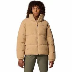 コロンビア レディース アウター ジャケット・ブルゾン Womens Columbia Puffect Sherpa Puffer Jacket Canoe