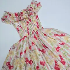 160 (0 size) リズリサ さくらんぼ ワンピース