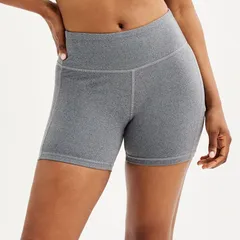 Tek Gear レディース ボトムス ハーフパンツ・ショーツ プラスサイズ ショートパンツ Womens Tek Gear Essential Soft Bike Shorts in Regular Plus Charcoal チャコール