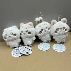 【未使用品】ちいかわ　ぬいぱれっと～ミルクいろ～マスコット　４点