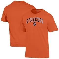 チャンピオン メンズ トップス Tシャツ ロゴ MensChampion Orange Syracuse Orange Arched Logo TShirt Syr Orange オレンジ