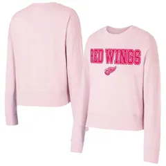 アンブランデッド レディース トップス Tシャツ スウェット Unbranded Womens Conceptsport Pink Detroit Red Wings Tonal Pullover Sweatshirt Rdw Pink ピンク