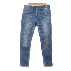 ベイフロー BAYFLOW デニムパンツ ジーンズ スキニー ウォッシュ加工 S 紺 ネイビー /MNのサムネイル