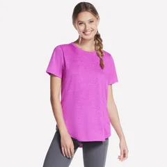 スケッチャーズ レディース トップス Tシャツ Womenskechers GOWALK GODRI SWIFTunic Vibrant Maentaのサムネイル