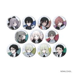 SAKAMOTO DAYS 缶バッジ10個・キャラナップコレクション10枚セット