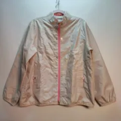 アイボリー ウィンドブレーカー アウター ピンク ジッパー100 105 サイズ 春 秋 512010