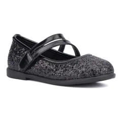 オリビアミラー レディース シューズ サンダル Olivia Miller Princess Heartoddler Girls Flats Black ブラック