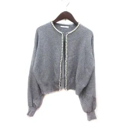 インデックス INDEX カーディガン ニット 長袖 F グレー /MS