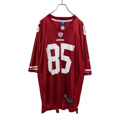 NFL 49ers Reebok ユニフォーム アメフト ゲームシャツ 刺繍ロゴ NFL 49ers マイケル クラブツリー ゲームシャツ 刺繍ロゴ メッシュ