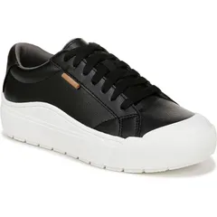 ドクター・ショール レディース シューズ スニーカー プラットフォーム Dr Scholls Time Off Womens Platform Sneakers Black Faux Leather ブラック