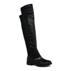 ヨキ レディース シューズ ブーツ・レインブーツ Yoki Erin 12 Womens OverTheKnee Boots Black ブラック