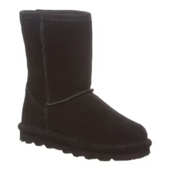 ベアパウ レディース シューズ ブーツ・レインブーツ Bearpaw Elle Short Girls Wateresistant Winter Boots Black ブラック