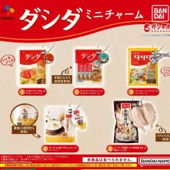 5種セット BANDAI バンダイ ダシダ ミニチュア チャーム キーホルダー 調味料 サムゲタン 日本 食品 ガチャ