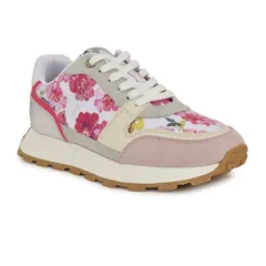ナインウェスト レディース シューズ スニーカー レース Nine West Kalah CasualaceUp Round Toe Sneakers Pink Floral Multi ピンクのサムネイル