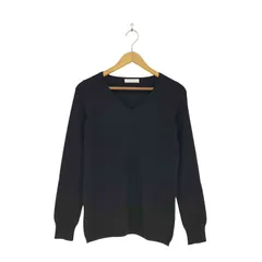 ユニクロ UNIQLO cashmere 100％ カシミヤ Vネックニット レディース JPN：L 