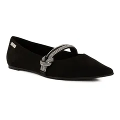 シュガー レディース シューズ サンダル sugar Lingo Womens Rhinestone Flats Black ブラック