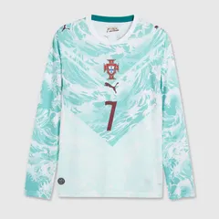 【送料無料・匿名配送】PUMA プーマ ポルトガル代表 2026 公式 アウェイ 長袖 シャツ ロナウド 7番 波デザイン 新品 正規品