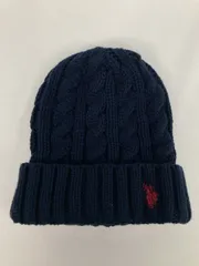 U.S. POLO ASSN. ユーエスポロアッスン ニットキャップ/ビーニー 58cm ネイビーのサムネイル