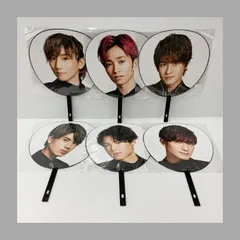 【中古品】 SixTONES Track ONE IMPACT うちわ セット ジェシー 京本大我 松村北斗 髙地優吾 森本慎太郎 田中樹  【086-250621-ma-03-izu】