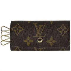 ルイ・ヴィトン Louis Vuitton ミュルティクレ4 キーホルダー キーフック キーケース モノグラム ブラウン M62631 レディース 【中古】