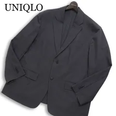 24SS★ UNIQLO ユニクロ 通年 感動ジャケット★ テーラード ジャケット 大きいサイズ 特大 Sz.3XL メンズ 灰 グレー