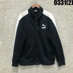 PUMA ブラック/白 トラックジャケット XXL