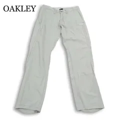 OAKLEY オークリー スカルコレクション 通年 スカル刺繍★ ストレッチ 立体裁断 スラックス ゴルフ パンツ Sz.34 メンズのサムネイル