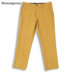 Munsingwear マンシングウェア ゴルフ 通年★ ロゴ刺繍 ストレッチ ツイル スラックス パンツ Sz.88 メンズのサムネイル